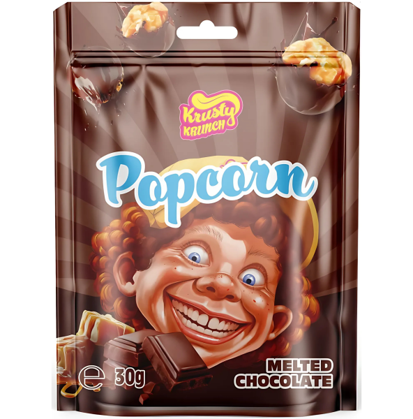 Krusty Krunch - Popcorn Melted Chocolate 30g